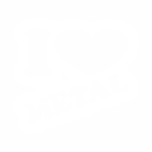 Samolepka I love Metal