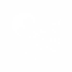 Samolepka - Baby in car