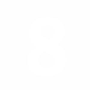 Samolepka - Číslo osm