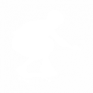Samolepka siluety Skateboardisty